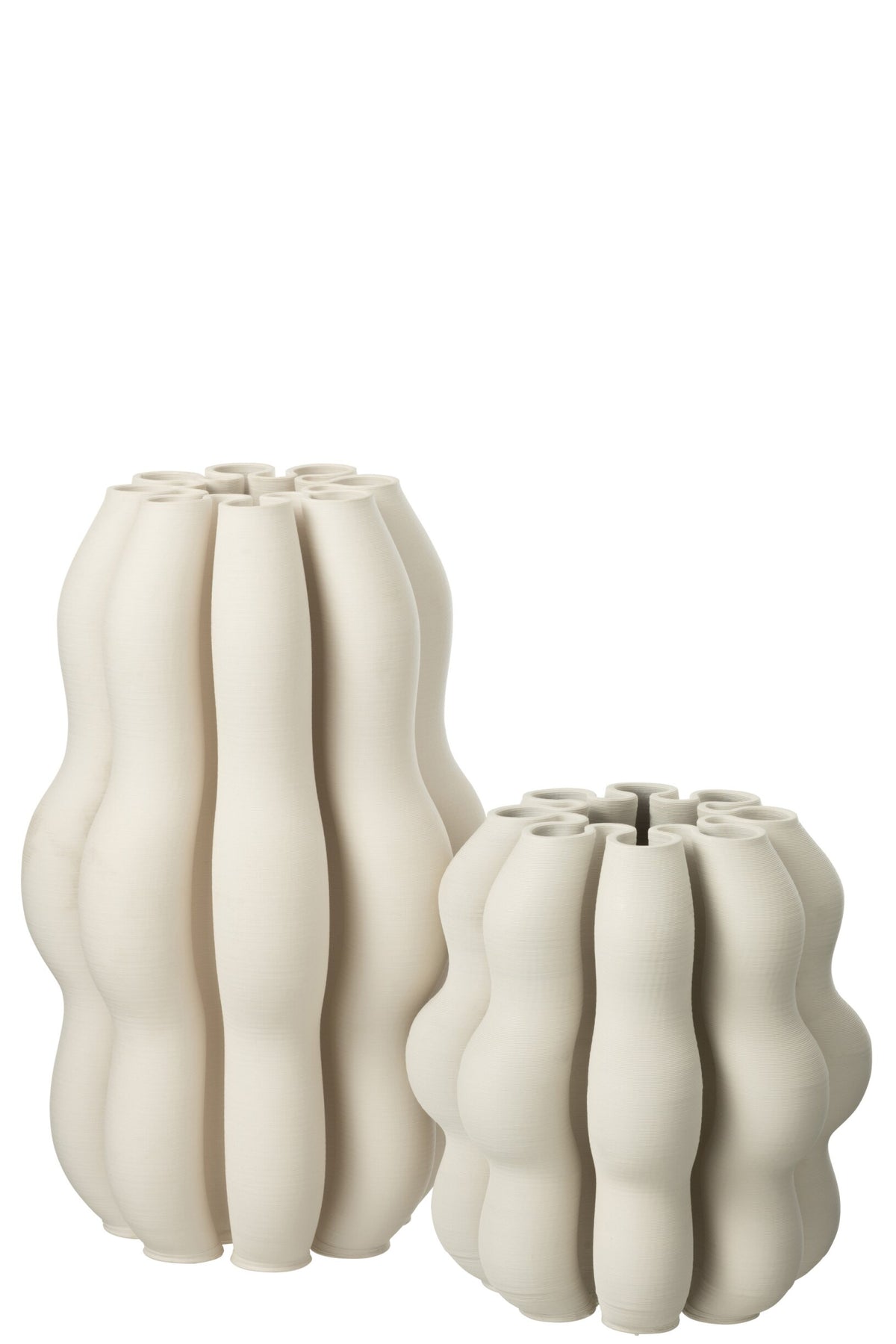 Vase Naos Ceramic Beige Large