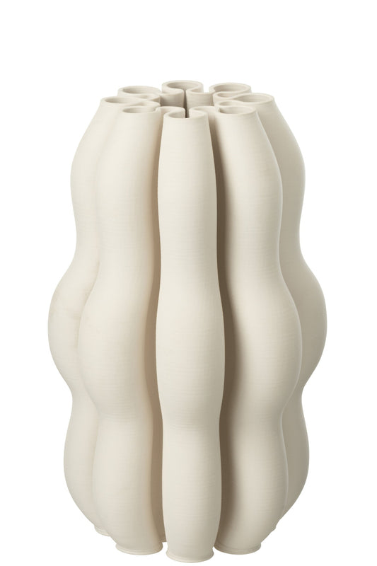 Vase Naos Ceramic Beige Large