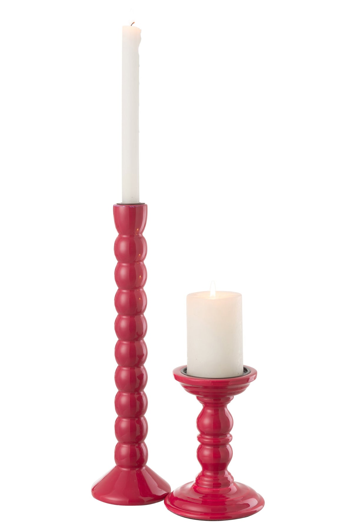 Kandelaar Mangohout Fuschia