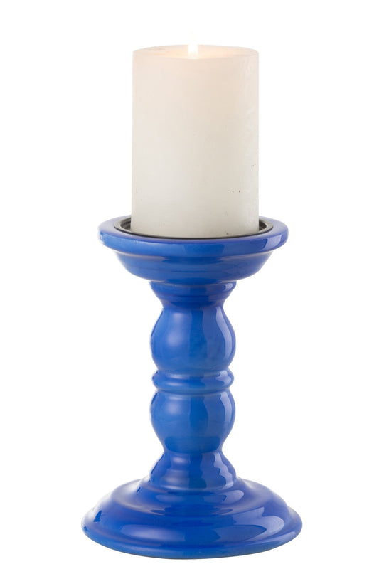 Kandelaar Halter Mangohout Blauw