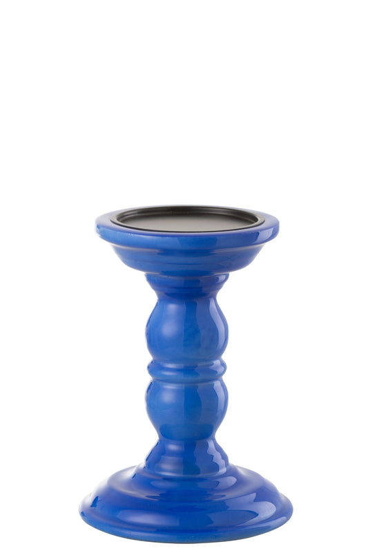 Kandelaar Halter Mangohout Blauw