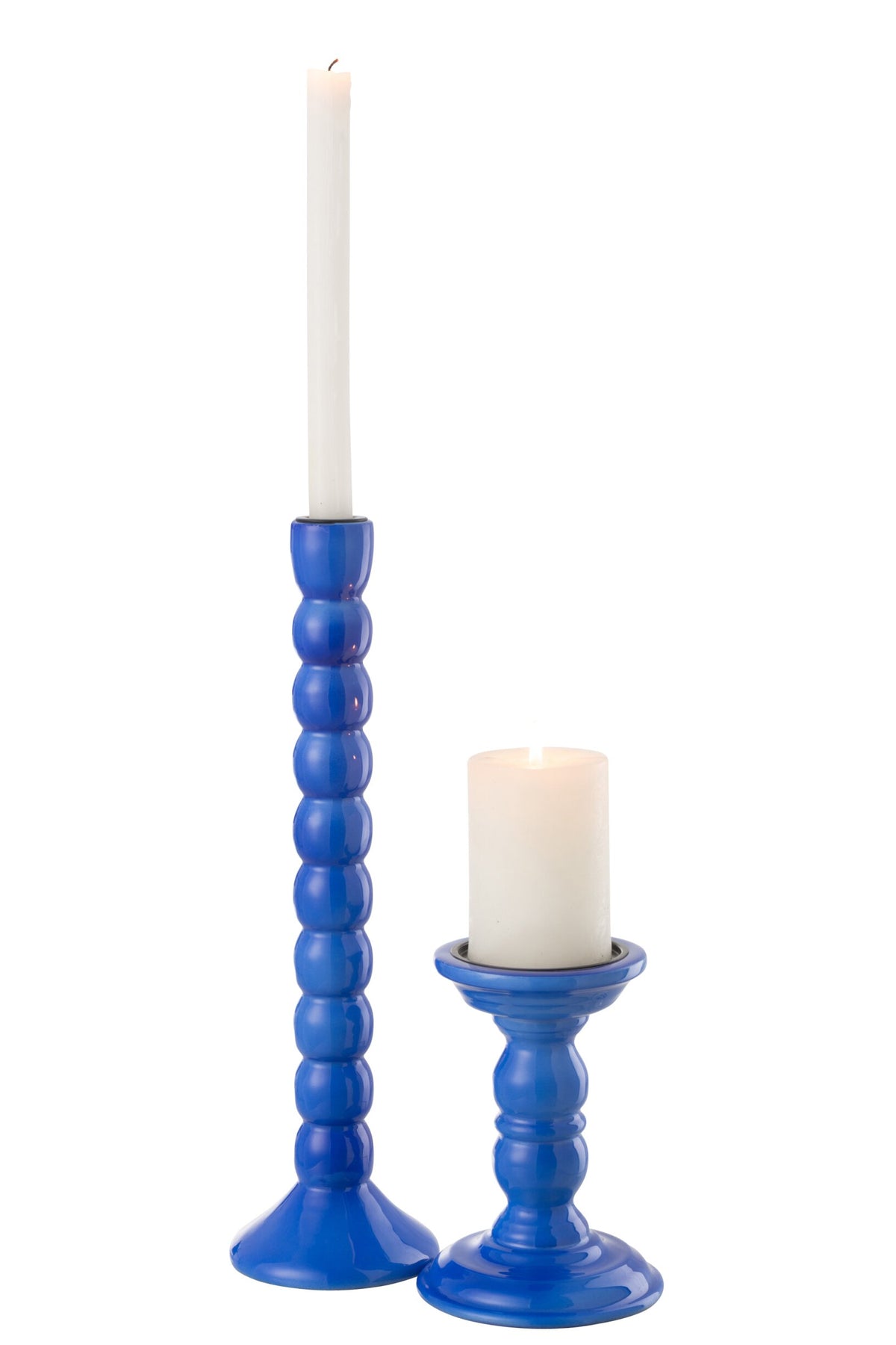 Kandelaar Mangohout Blauw