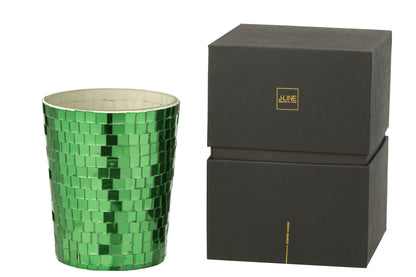 Geurkaars Spiegel Glas Groen