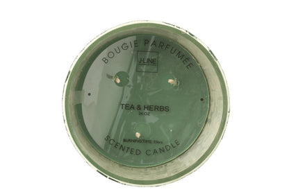 Geurkaars Spiegel Glas Groen