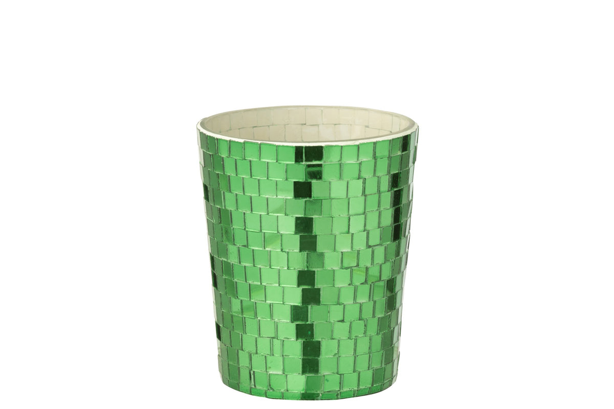 Geurkaars Spiegel Glas Groen