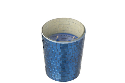 Geurkaars Spiegel Glas Blauw