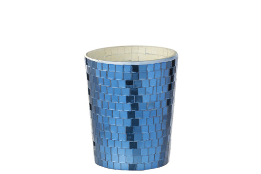 Geurkaars Spiegel Glas Blauw
