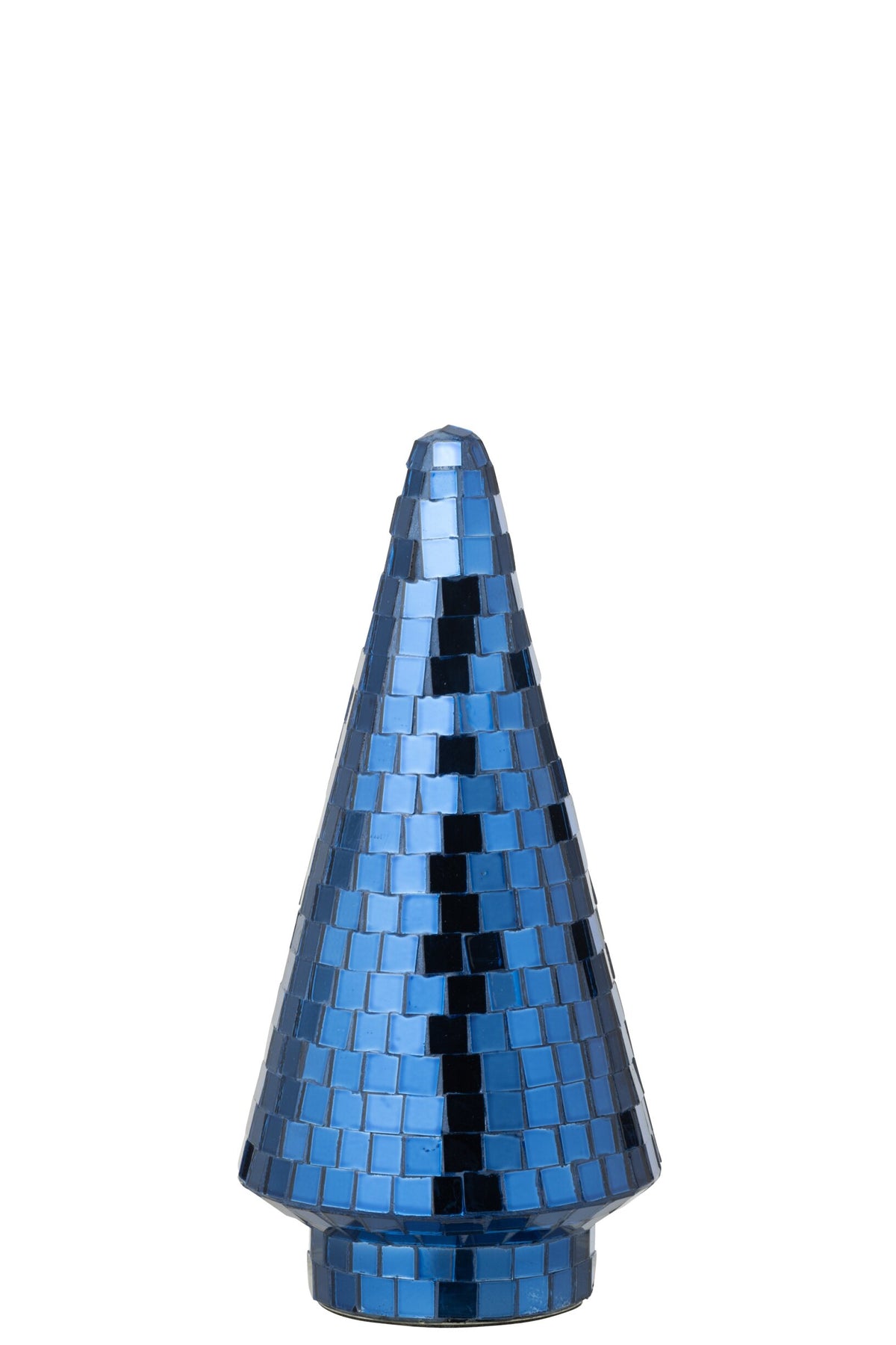 Tree Mirror Glass Blue Medium