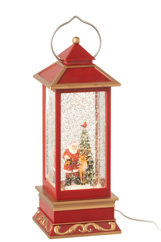 Lantern Santa Claus Plastic Multicolored