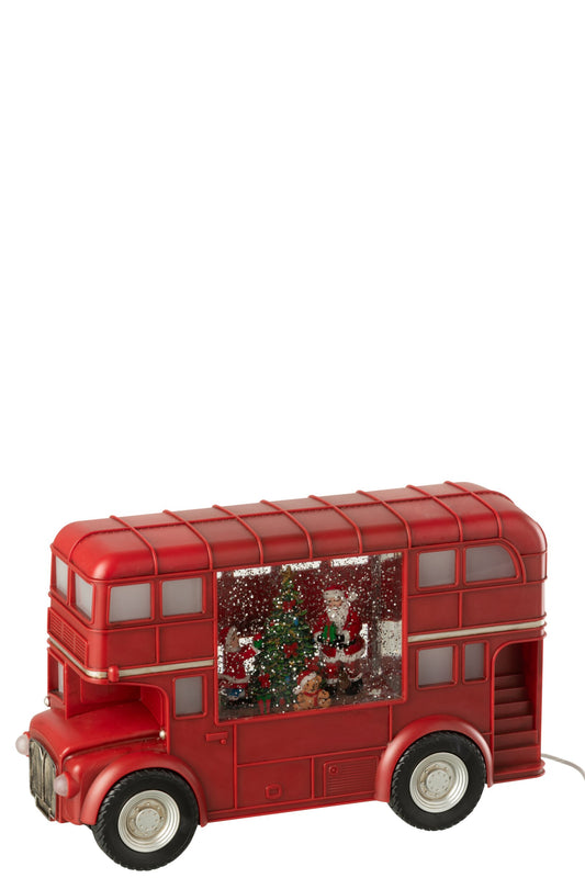Bus LED +Music Santa Claus Plastic Multicolored