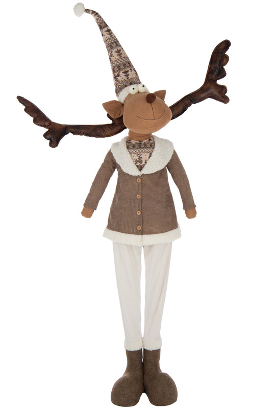 Reindeer Telescopic Polyester Multicolored