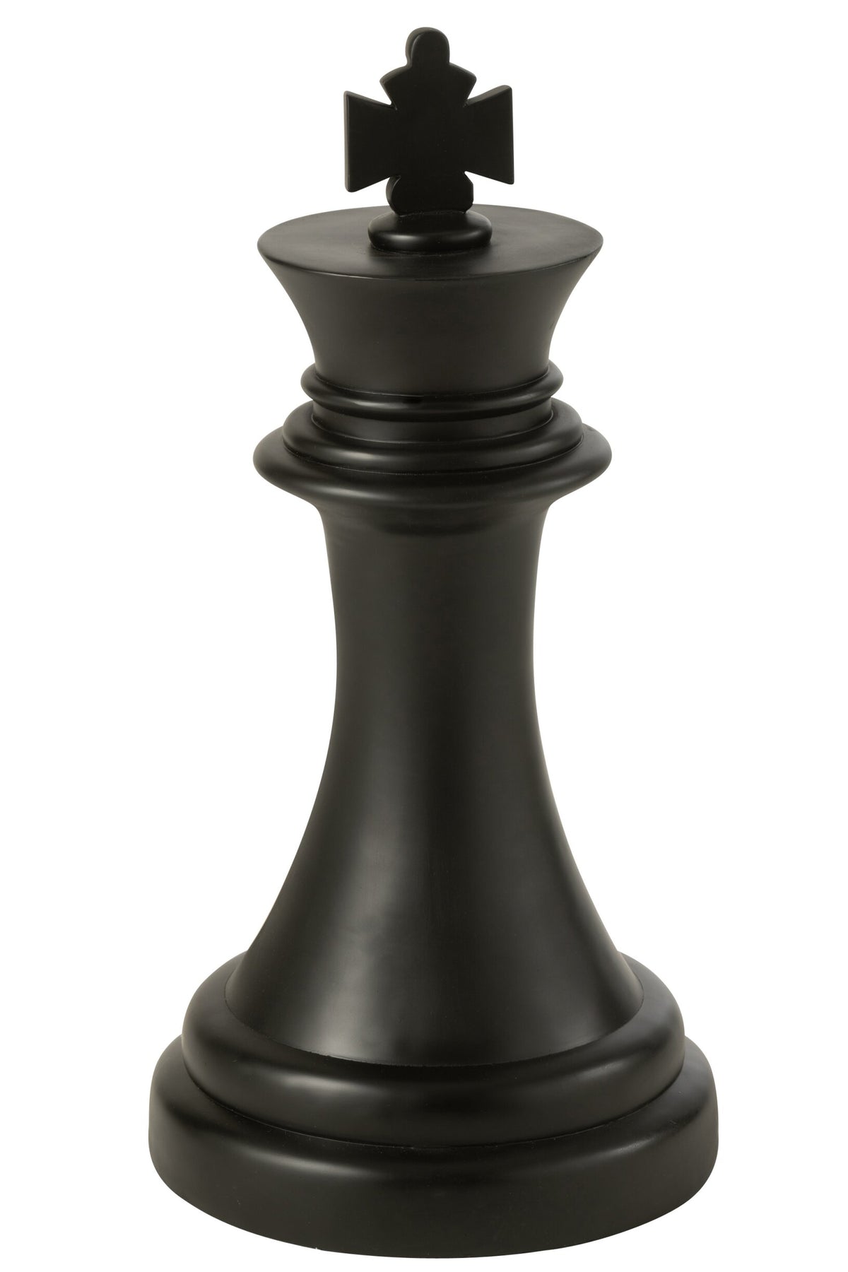 Chess Piece King Polyresin Black