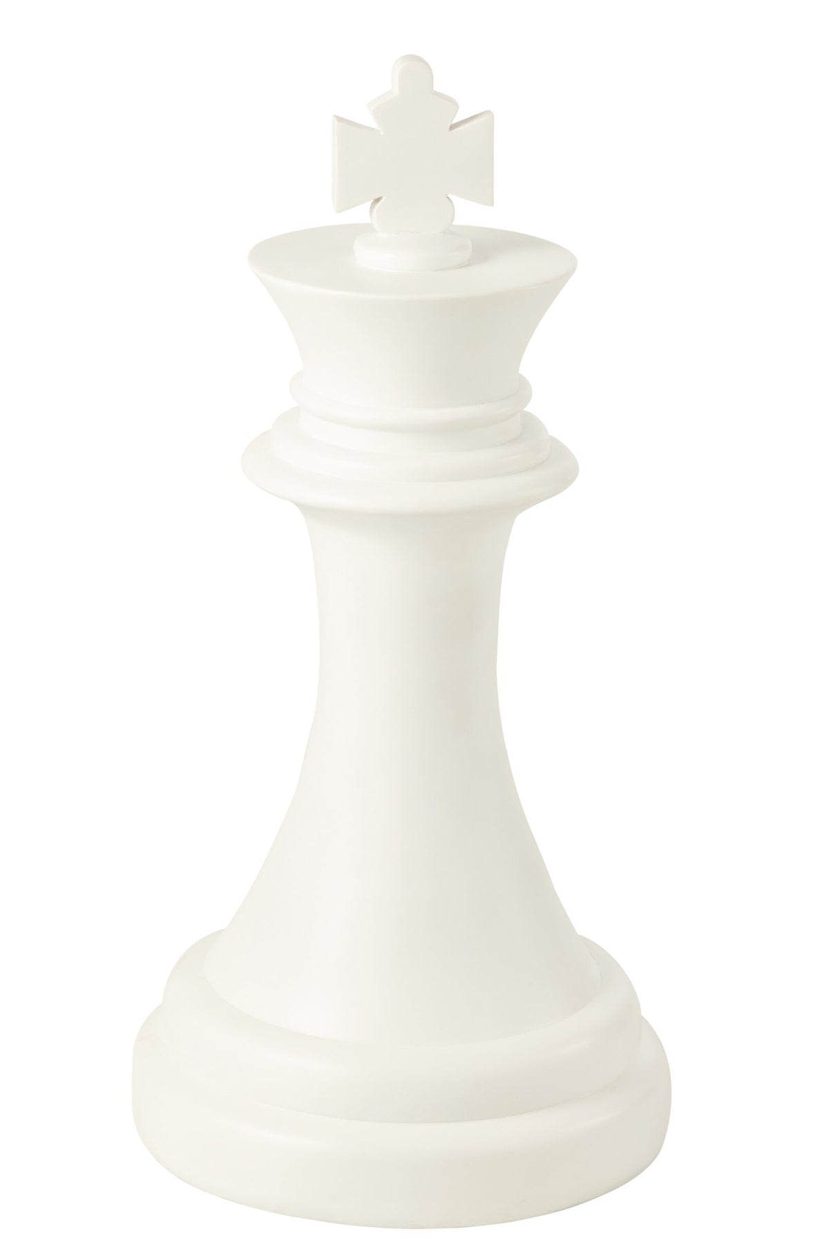 Chess Piece King Polyresin White