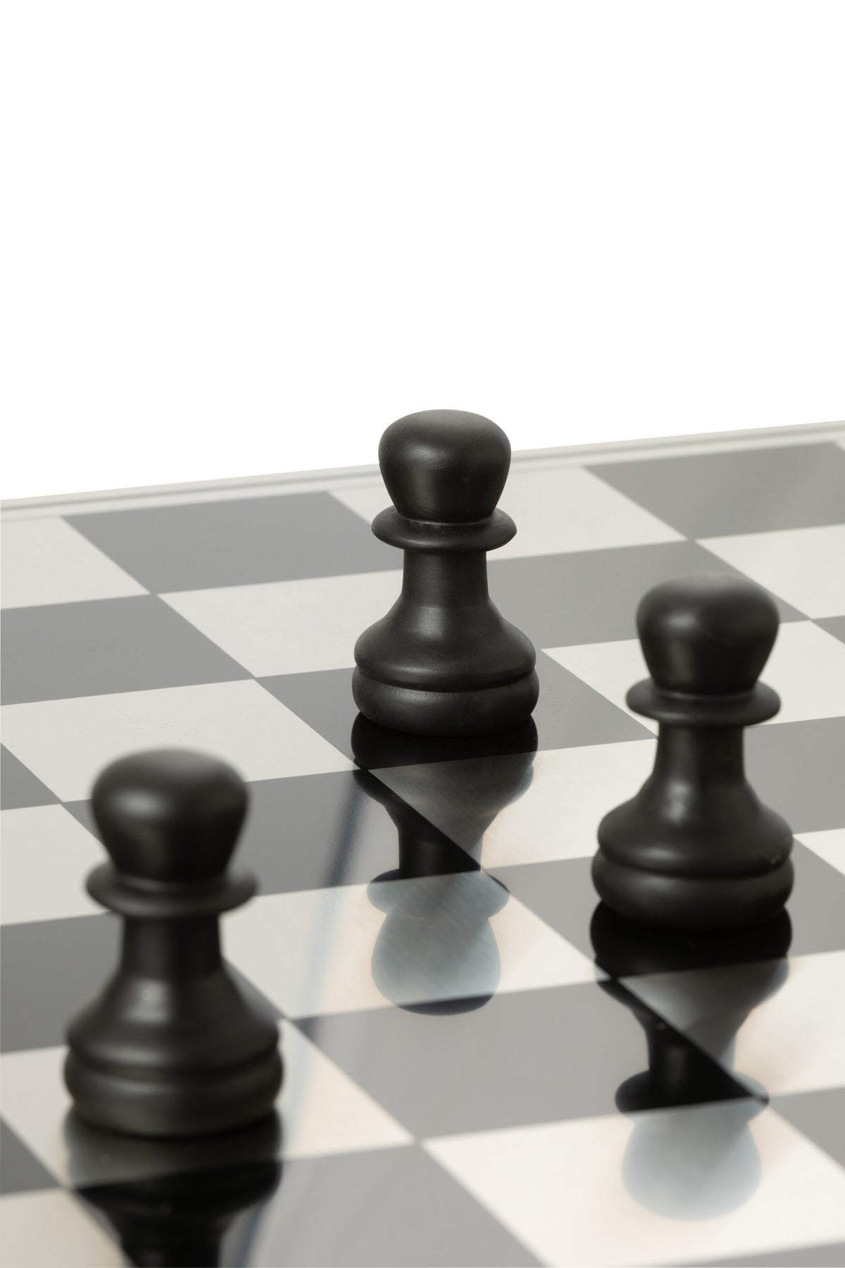 Chess Set Board Polyresin Gold Colored/Black