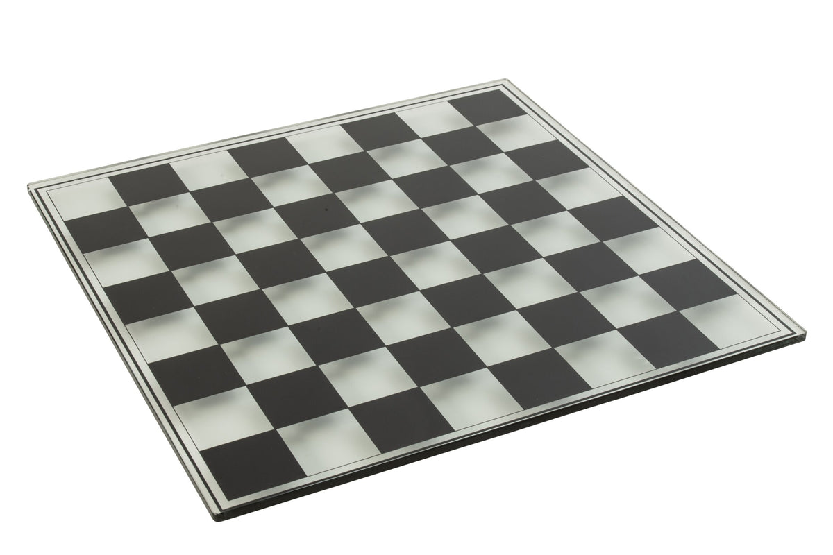 Chess Set Board Polyresin Gold Colored/Black