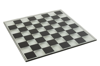 Chess Set Board Polyresin Gold Colored/Black