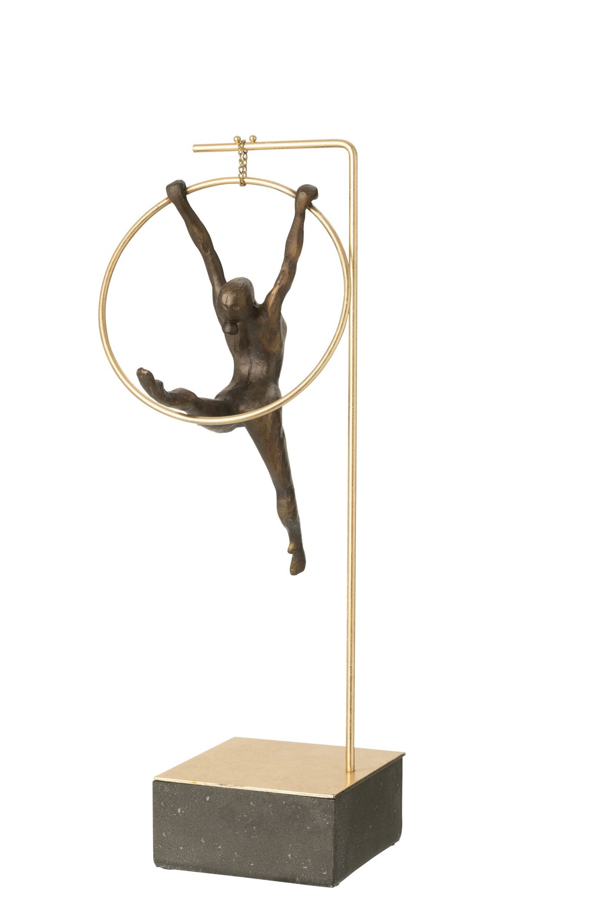 Gymnast Hoop Beta Resin Black/Gold Colored