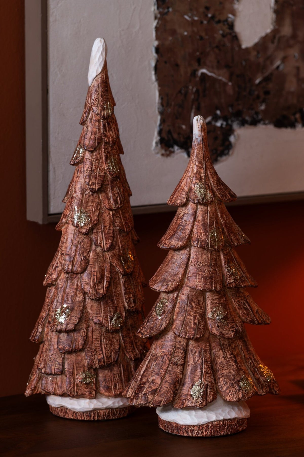Tree Wood Imitation Polyresin Camel Large