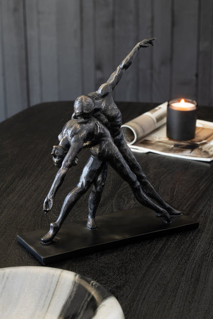 Couple On Base Dancing Limepowder Black