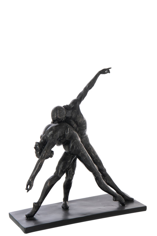 Couple On Base Dancing Limepowder Black