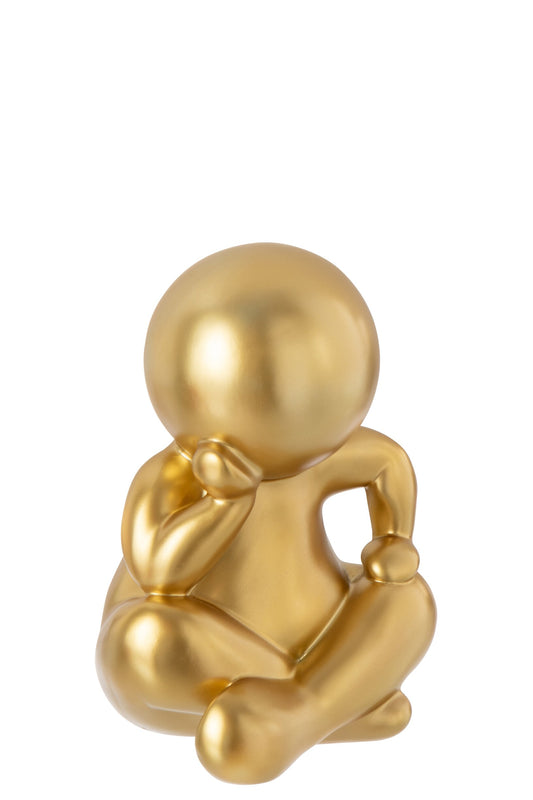 Marcel Sitting Limepowder Gold Colored