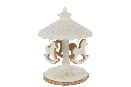 Carousel Gingerbread Limepowder Beige/White