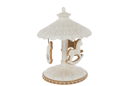 Carousel Gingerbread Limepowder Beige/White