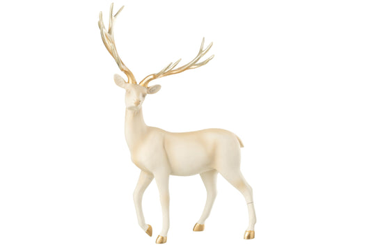 Deer Walking Limepowder Light Beige/Gold Colored