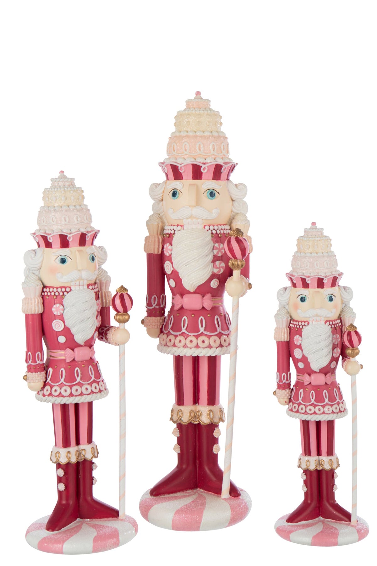 Nutcracker Candy Limepowder White/Pink Large