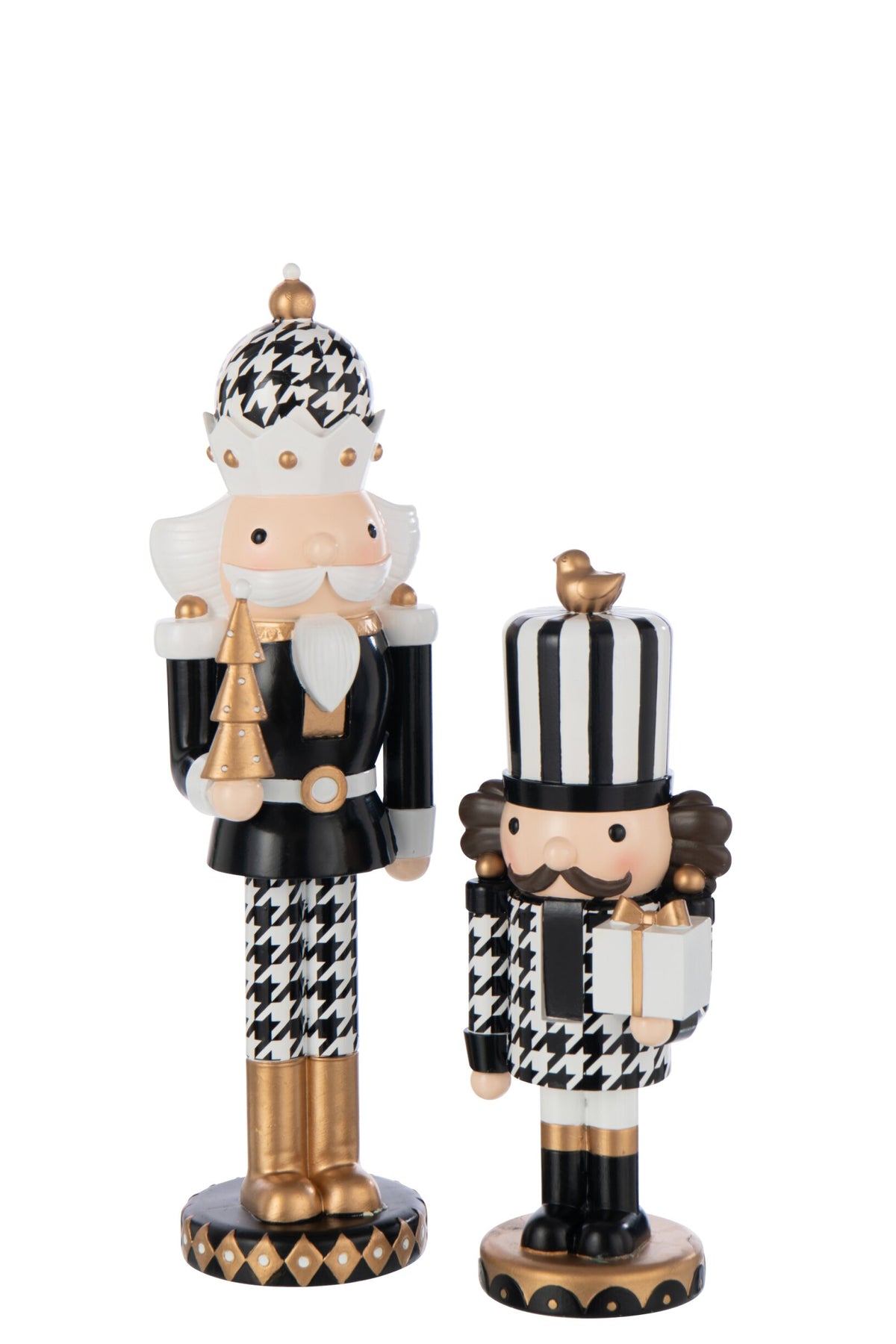 Nutcracker Pied-De-Poule Resin Multicolored Large