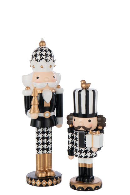 Nutcracker Pied-De-Poule Resin Multicolored Large