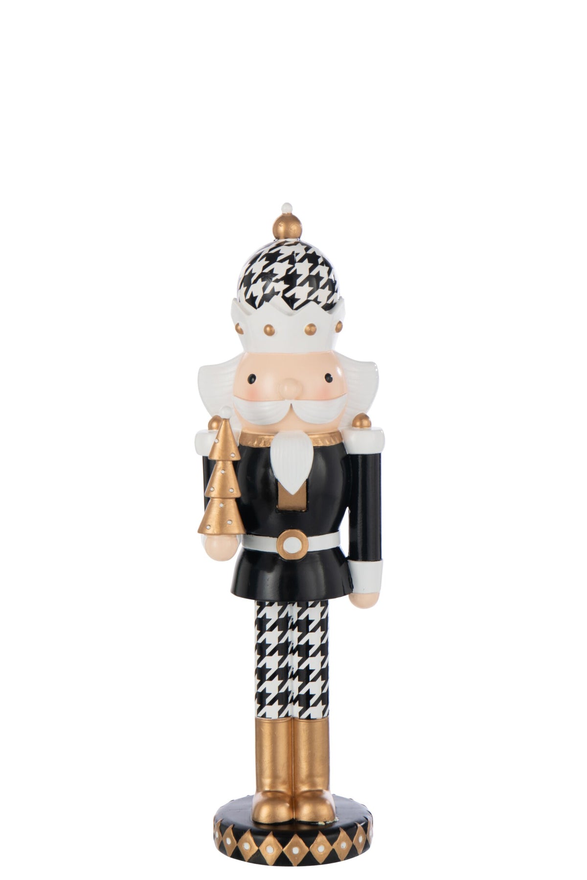 Nutcracker Pied-De-Poule Resin Multicolored Large