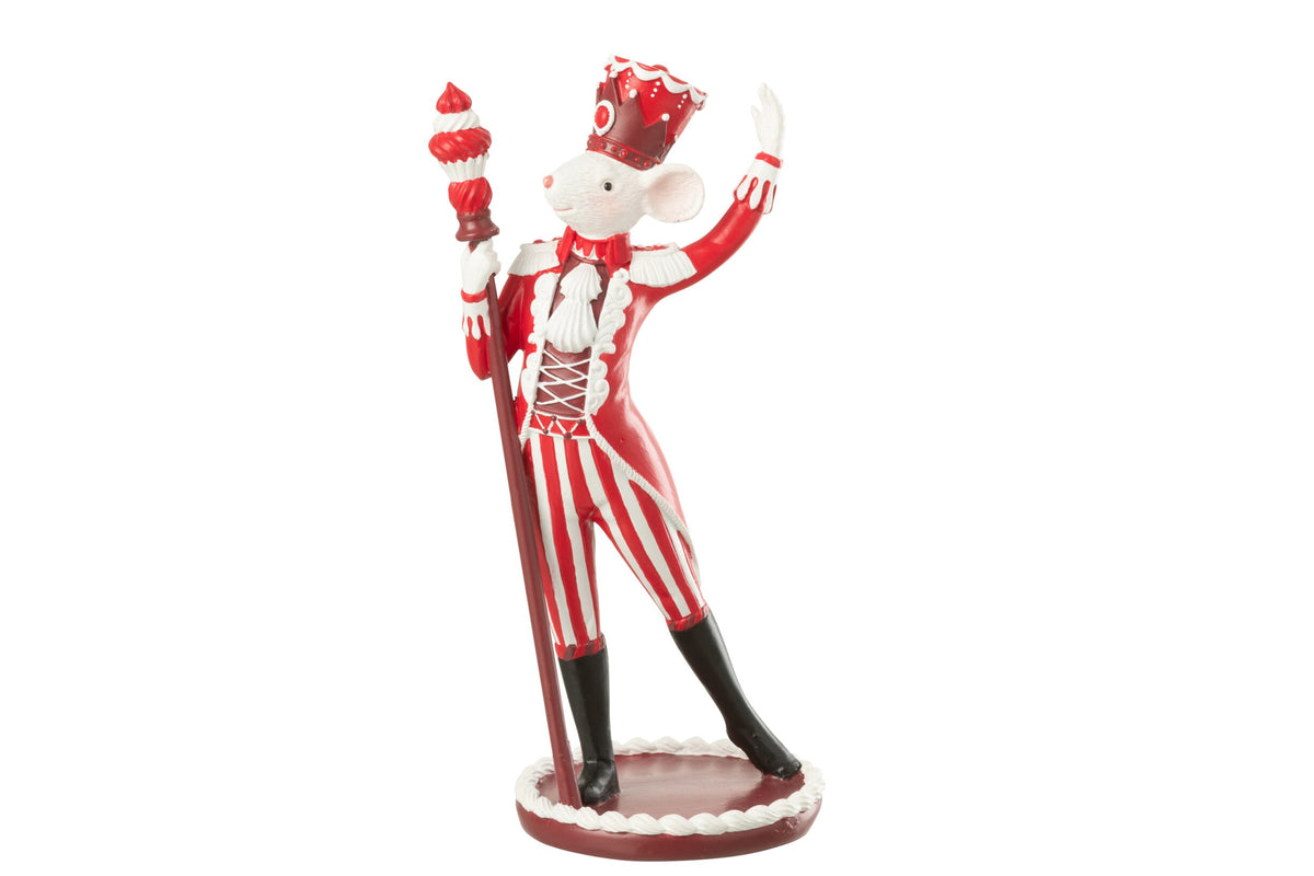 Mouse Circus + Cake Limepowder Christmas Red/White