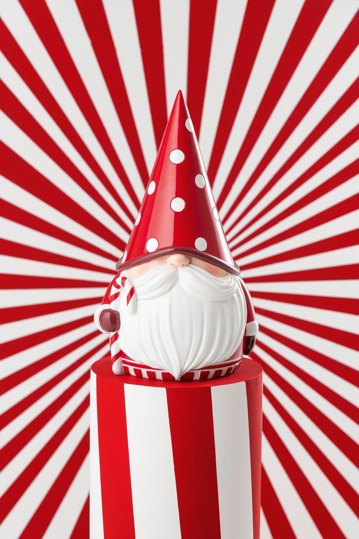 Santa Claus Dots Limepowder Christmas Red/White