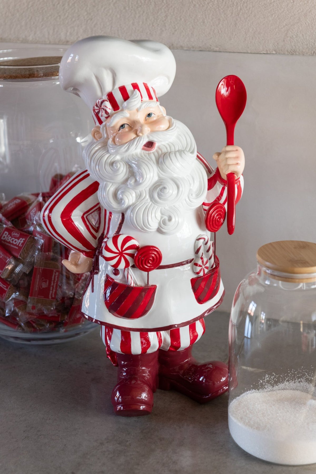 Santa Claus Cook Limepowder Christmas Red/White