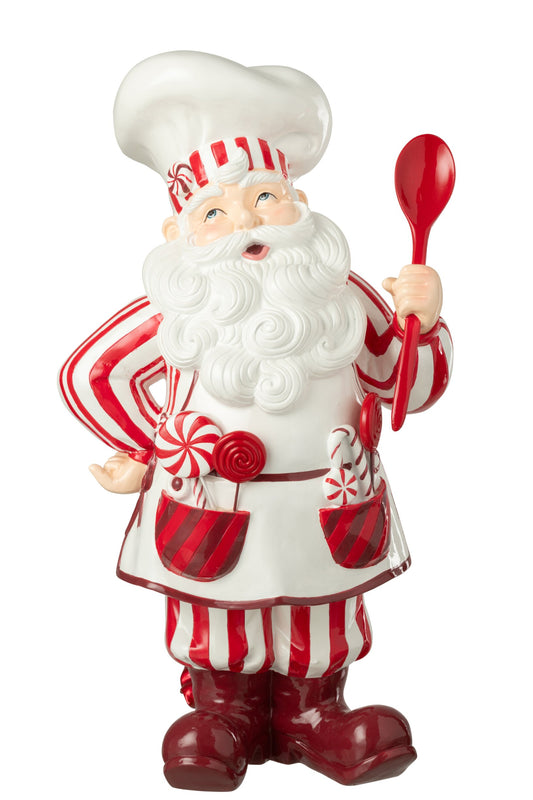 Santa Claus Cook Limepowder Christmas Red/White