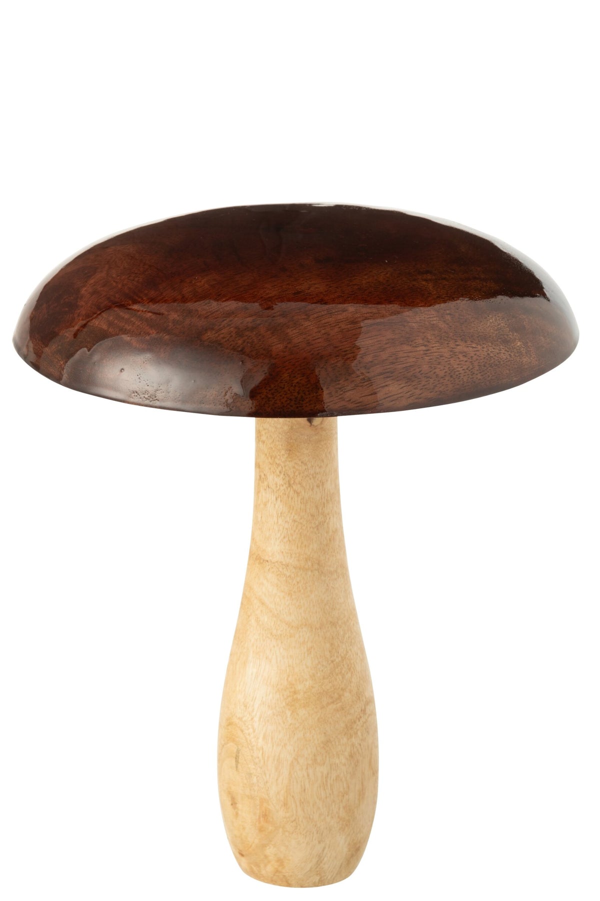 Mushroom Shiny Mango Wood Natural/Brown Large