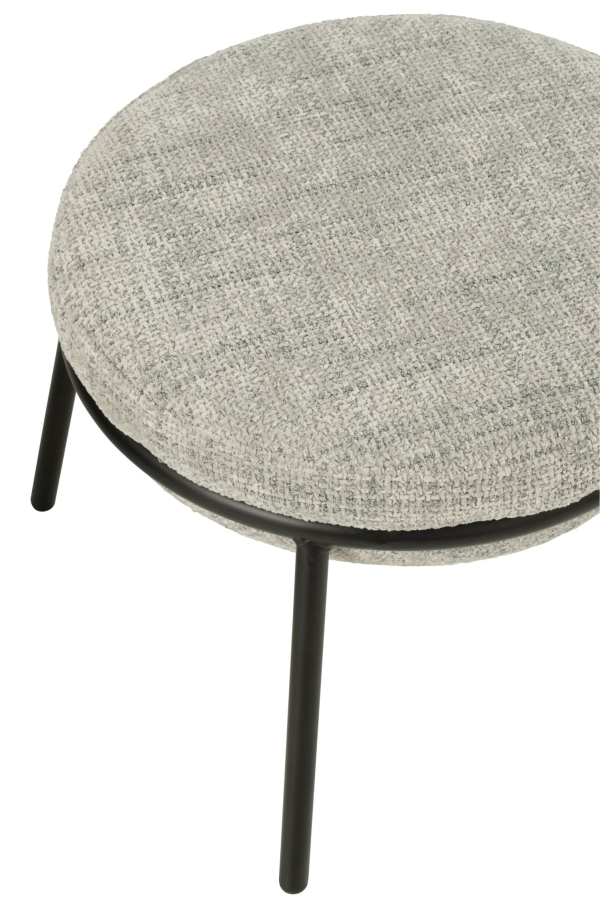 Lounge Chair + Footstool Iron Grey/Black