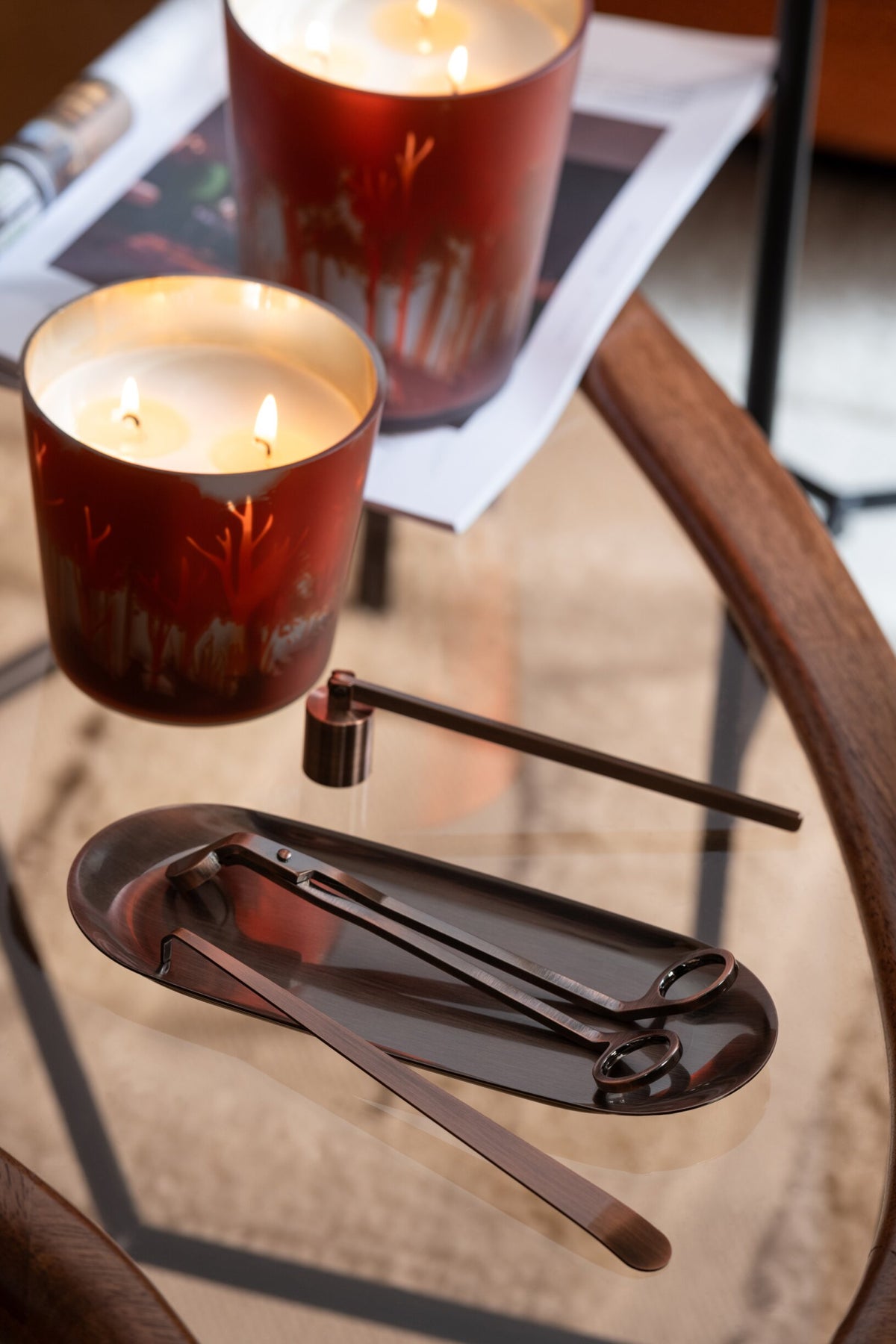 Candle Snuffer Candle Kit Iron Copper Colored