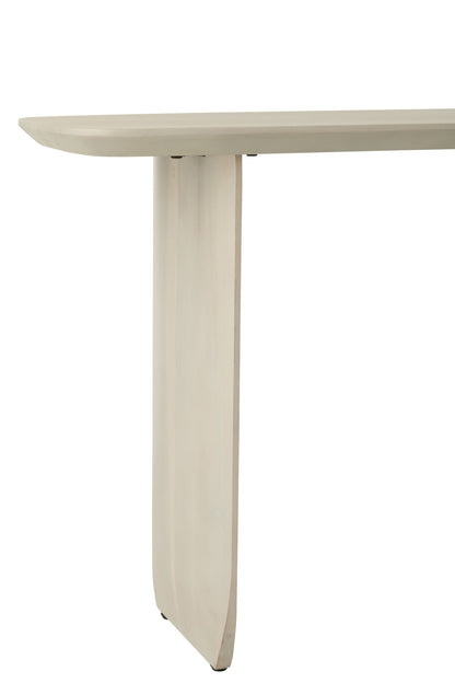 Console Acacia Wood White