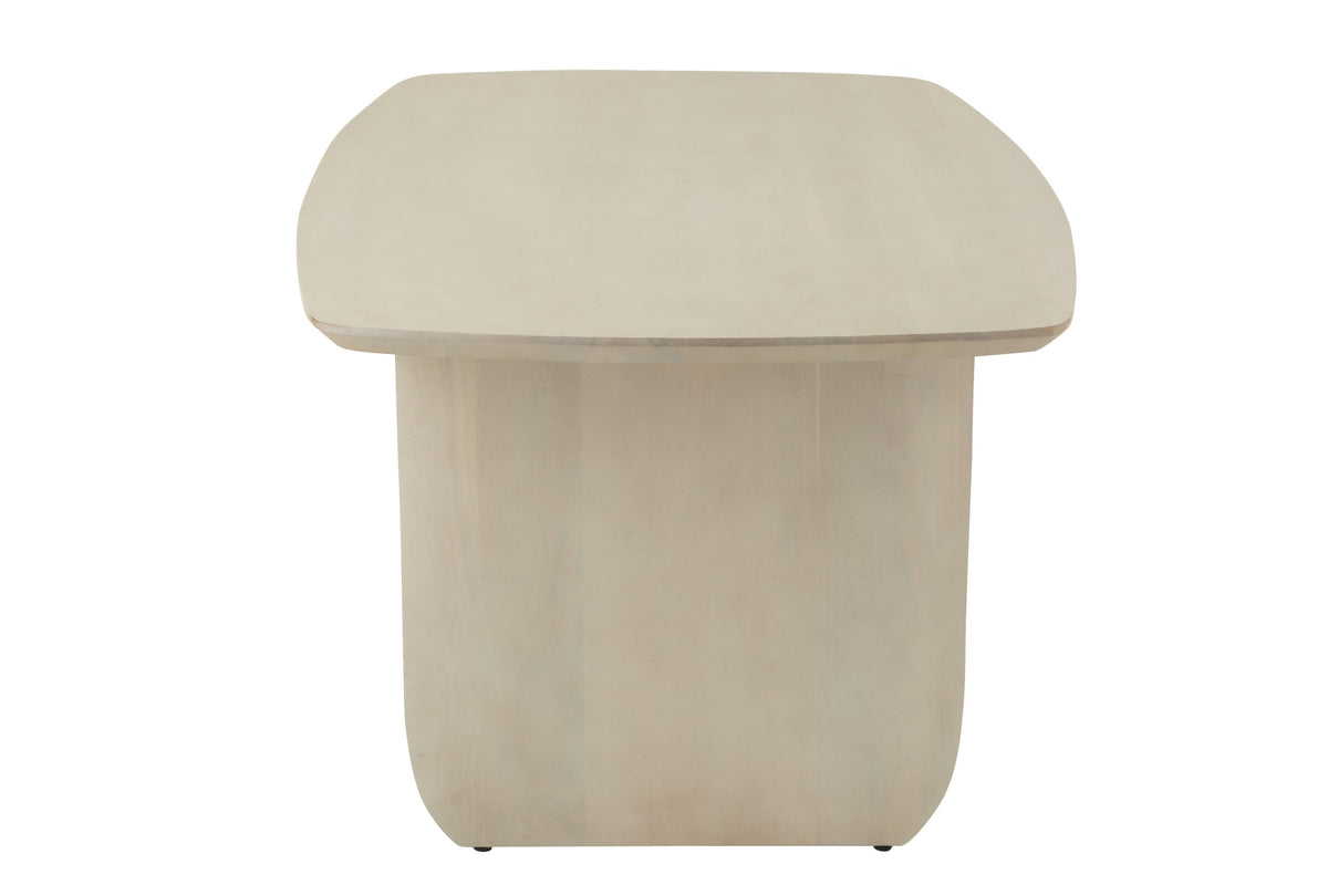 Dining Table Acacia Wood White