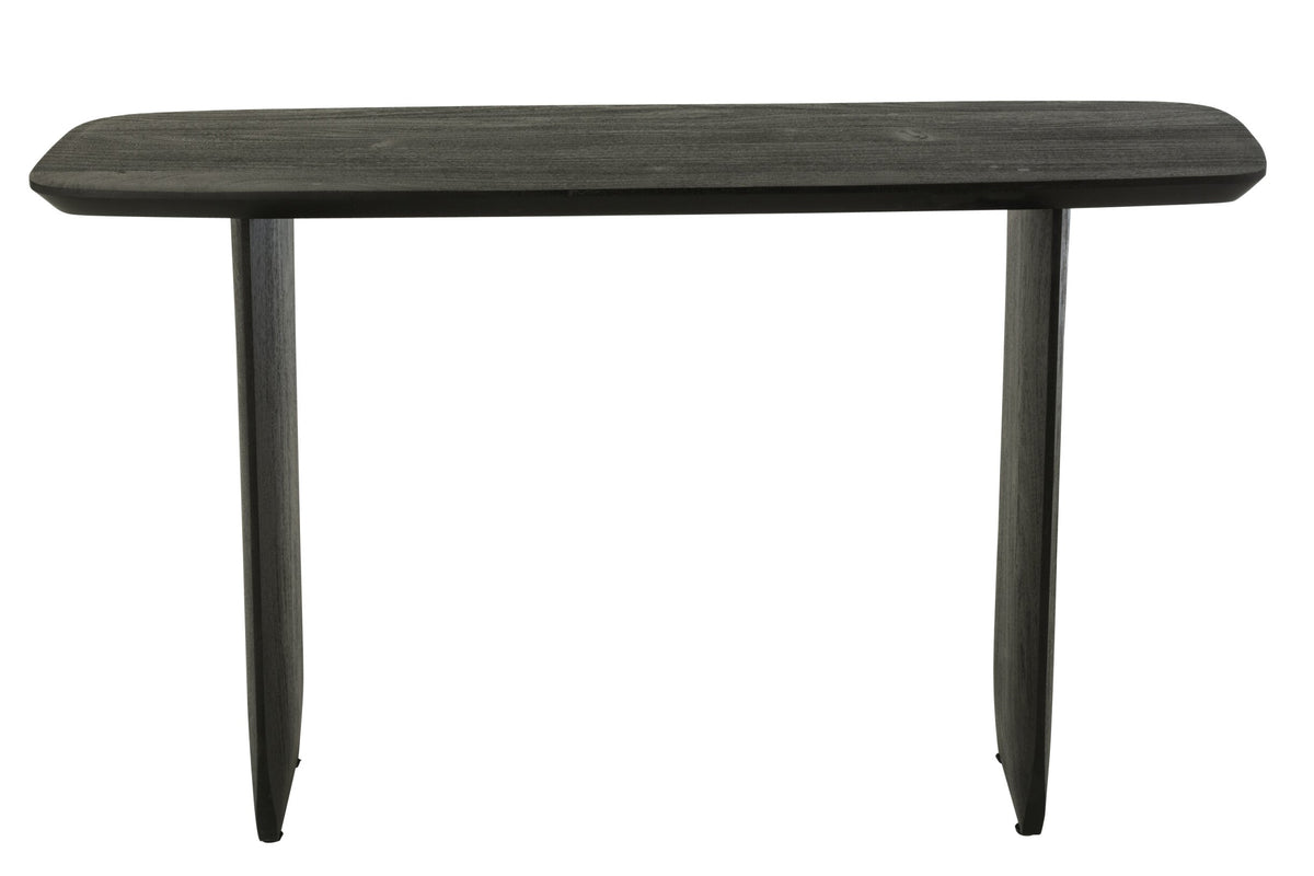 Console Acacia Wood Black