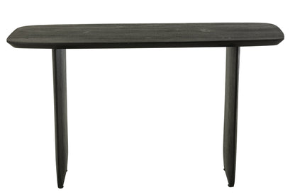 Console Acacia Wood Black