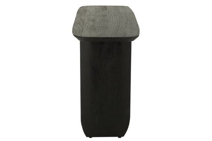 Console Acacia Wood Black
