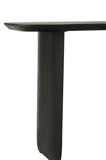 Console Acacia Wood Black