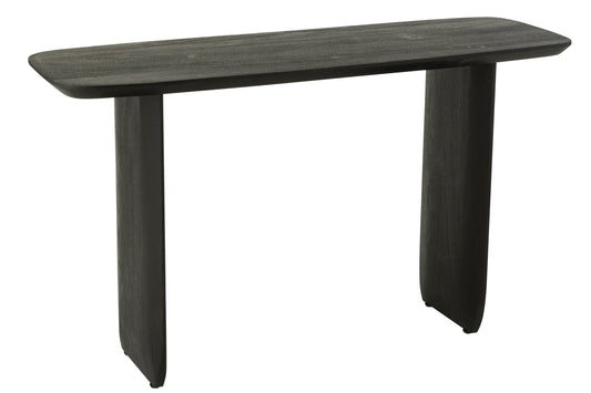 Console Acacia Wood Black