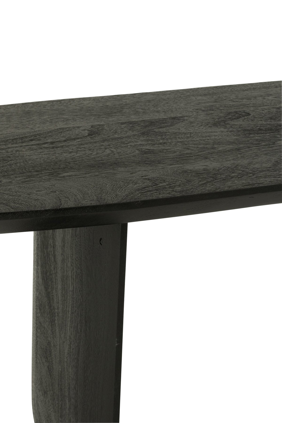 Bench Acacia Wood Black