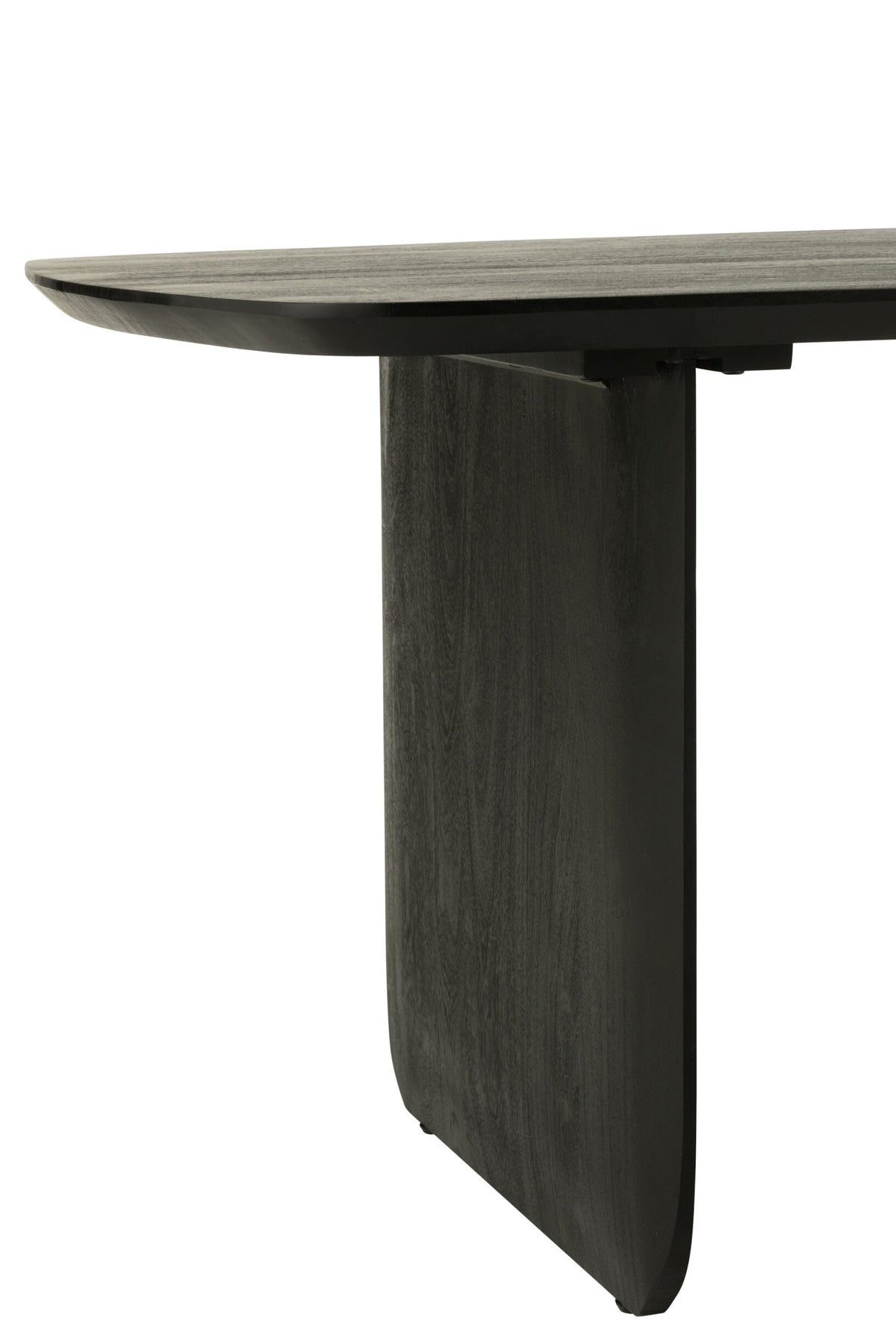 Dining Table Acacia Wood Black