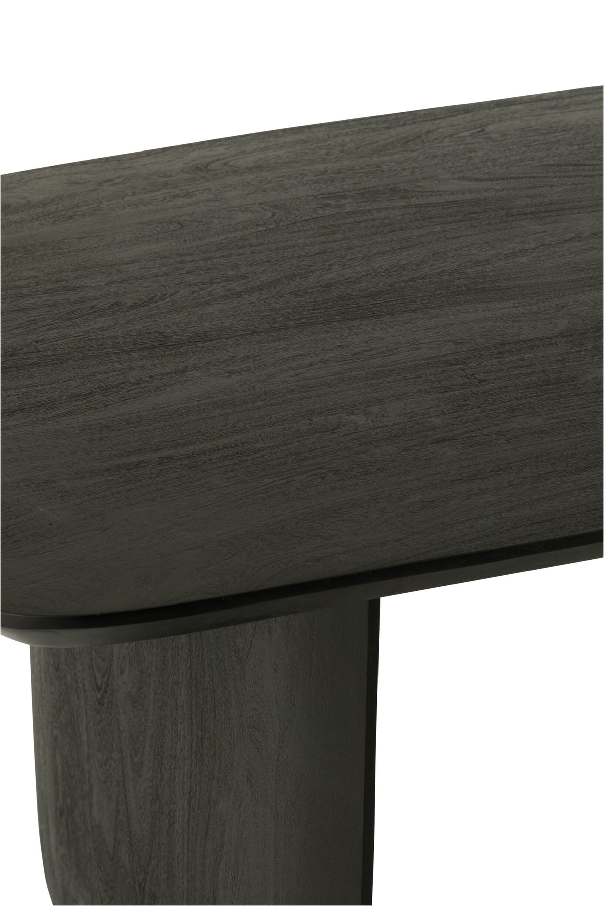 Dining Table Acacia Wood Black