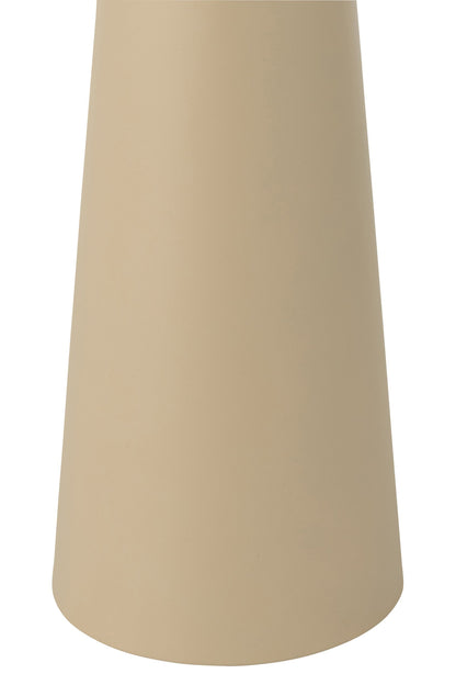 Side Table Column Cone Iron Ecru/Beige